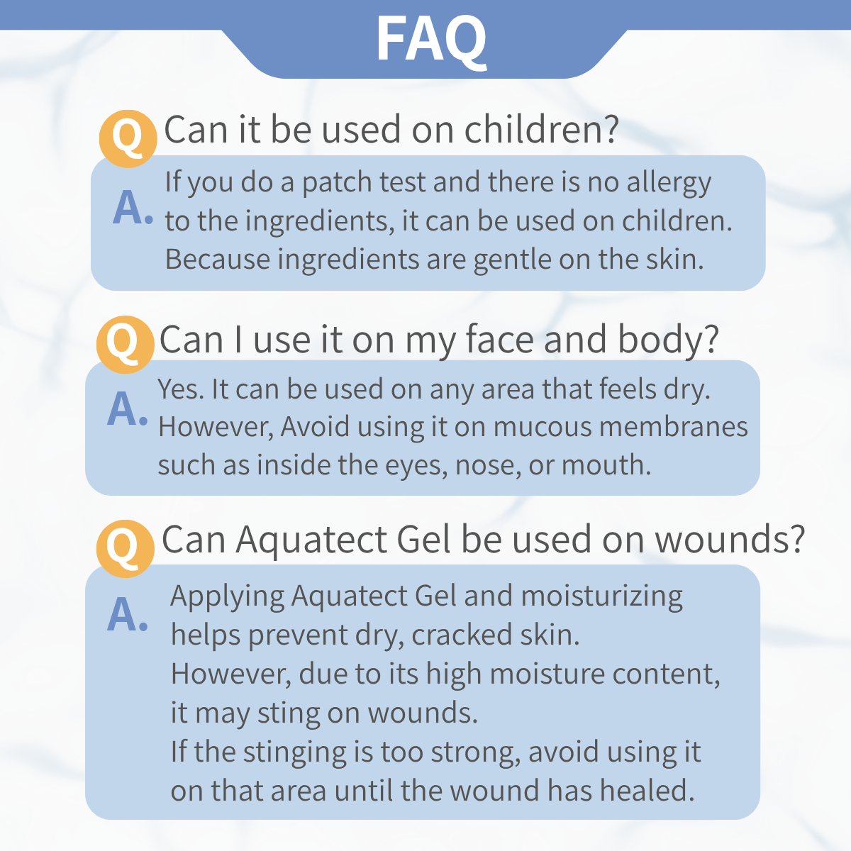 Aquatect Gel【Trial Set For Face Skincare】