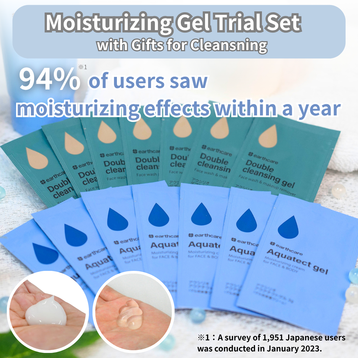 Aquatect Gel【Trial Set For Face Skincare】