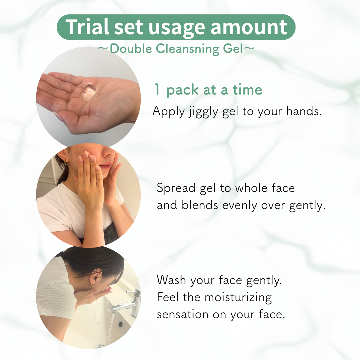 Aquatect Gel【Trial Set For Face Skincare】