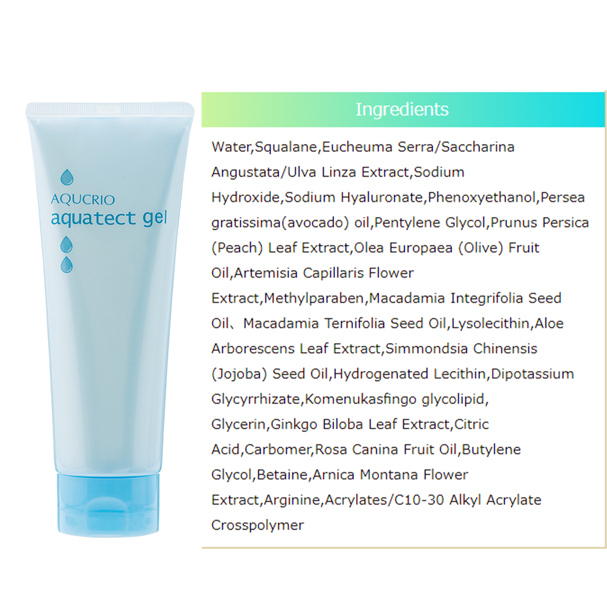 【HAND CARE】 Aquatect Gel 100g subscription with a free gift