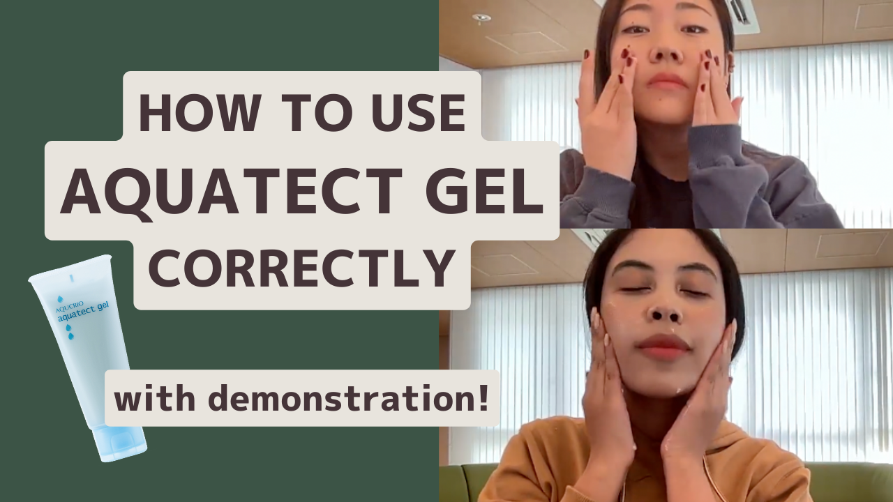 Load video: how to use aquatect gel correctly
