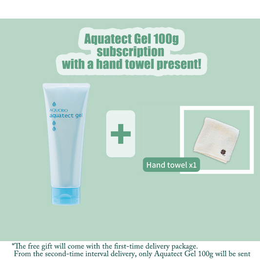 【HAND CARE】 Aquatect Gel 100g subscription with a free gift